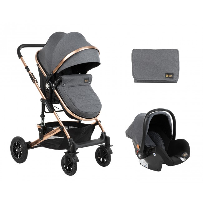 Kikka Boo Πολυκαρότσι Amaia 3 σε 1 Dark Grey