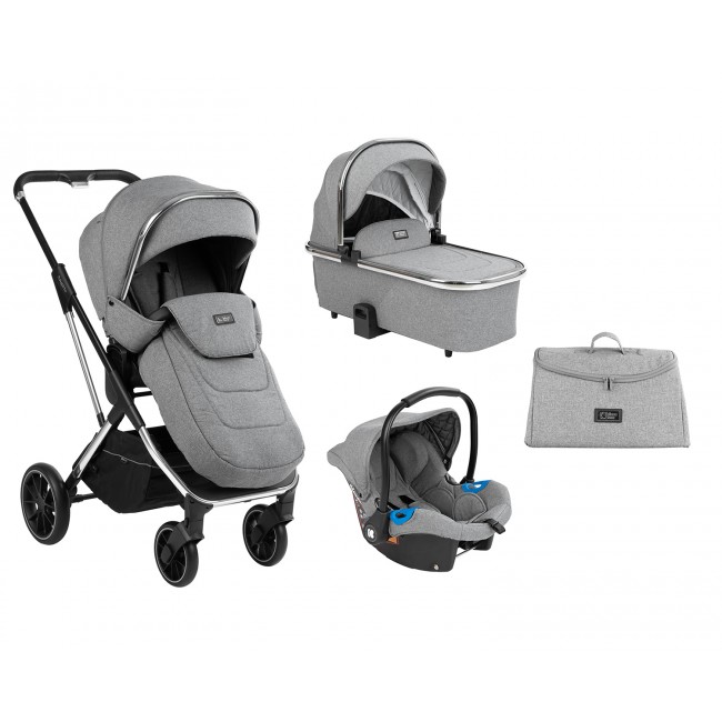 Kikka Boo Πολυκαρότσι Angele 3 σε 1 Chrome Grey