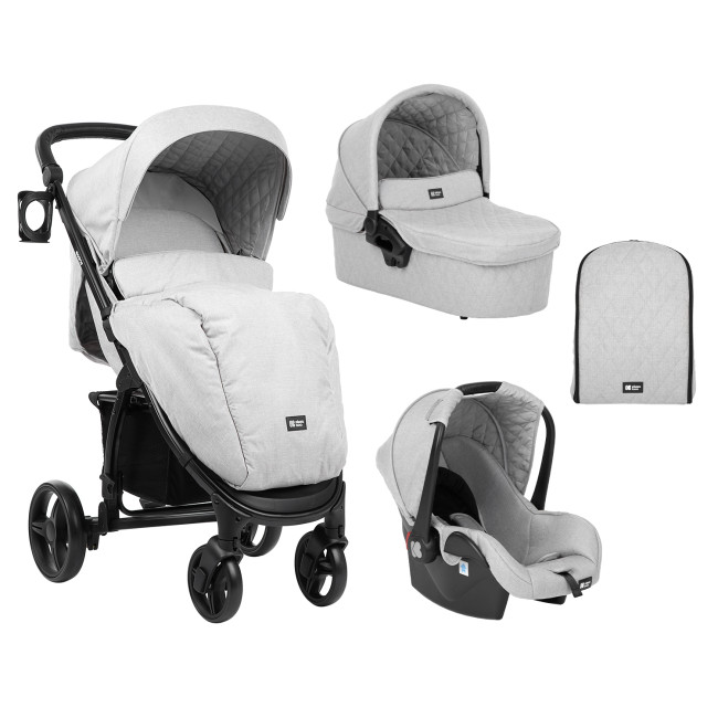 Kikka Boo Πολυκαρότσι Madrid 3 σε 1 Light Grey Melange 2020