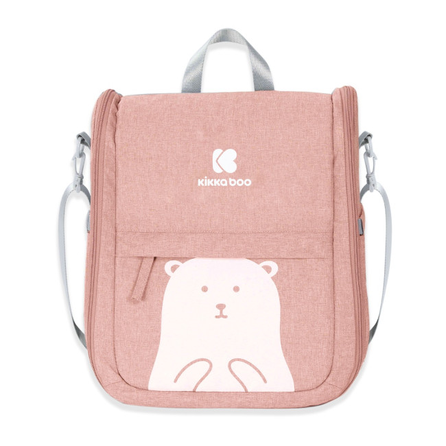Kikka Boo 2 σε 1 Τσάντα και Κρεβατάκι Ταξιδιού Bear Pink