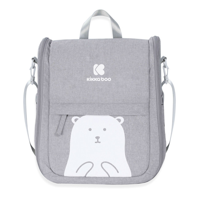 Kikka Boo 2 σε 1 Τσάντα και Κρεβατάκι Ταξιδιού Bear Grey