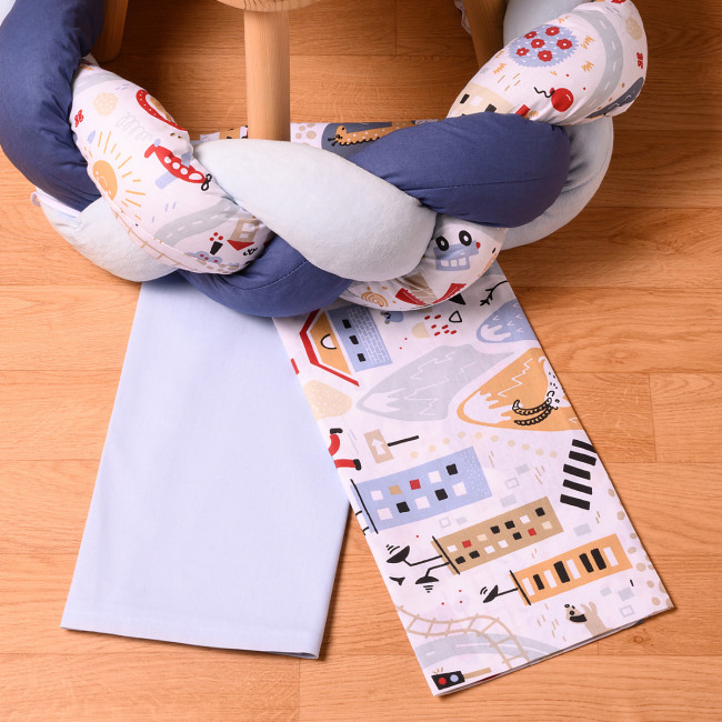 abo Σετ Σεντόνια Λίκνου 2τμχ  70*120 Boy on Adventure