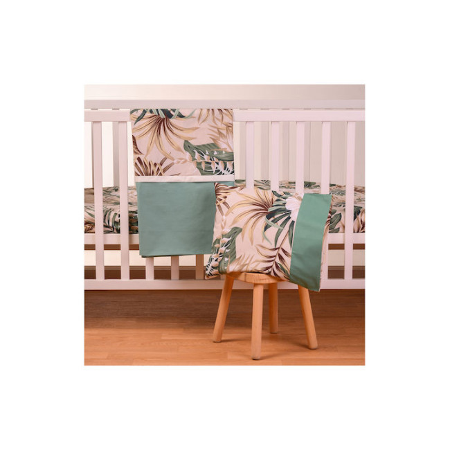 abo Σετ Σεντόνια 3τμχ για 70*140 Tropical Leaves abo Σετ Σεντόνια 3τμχ για 70*140 Tropical Leaves