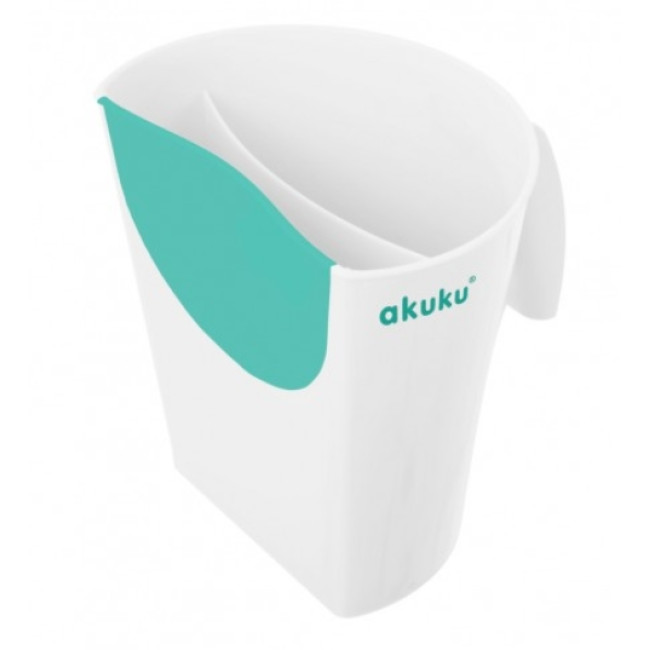 Akuku Κύπελλο Για Μπάνιο Λευκό/Τυρκουάζ