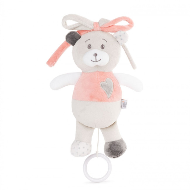 Amek toys Λούτρινο Μουσικό Παιχνίδι Bear Pink