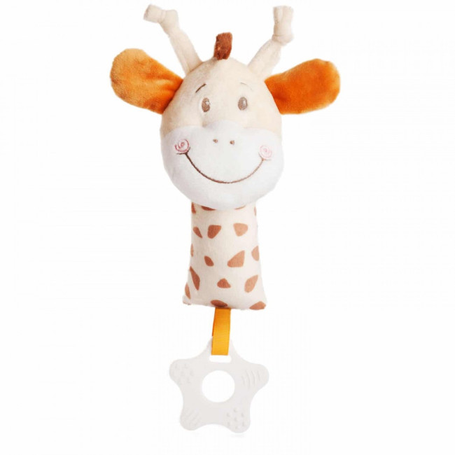 Amek toys Μαλακή Κουδουνίστρα Καμηλοπάρδαλη