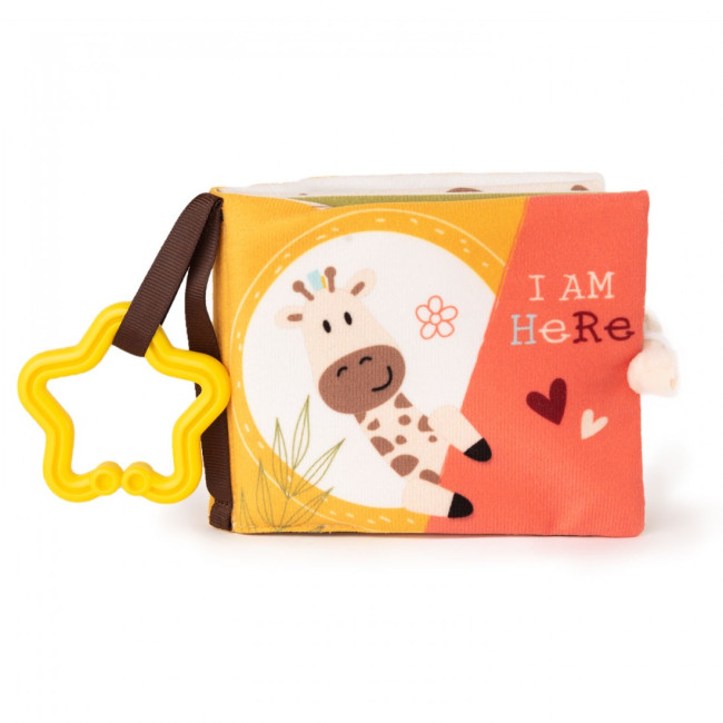 Amek toys Μαλακό Βιβλιαράκι Καμηλοπάρδαλη I'm here
