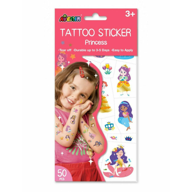 Avenir Tattoo Αυτοκόλλητα Princess