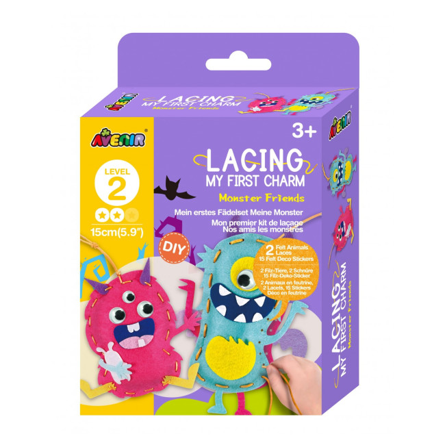 Avenir Ράβω Με Κορδόνι Lacing My First Charm Monster Friends