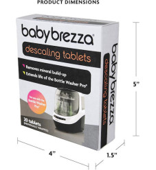 Baby Brezza Ταμπλέτες αφαλάτωσης για πλυντήριο Bottle Washer Pro? 20τμχ