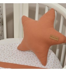 Baby Oliver Διακοσμητικό Μαξιλάρι Διπλής Όψης Des. 400 Αστέρι Κεραμιδί