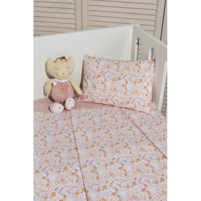 Baby Oliver Σεντόνια Κούνιας 3τμχ. 110x160 Des.202