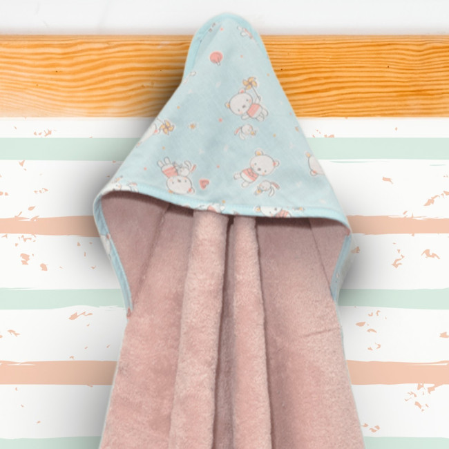 Baby Oliver Μπουρνούζι Με Κάπα 75x75 Des.212