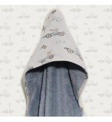 Baby Oliver Μπουρνούζι Με Κάπα 75x75 Des.421
