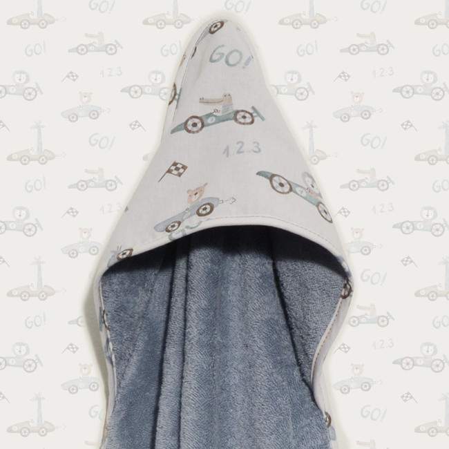 Baby Oliver Μπουρνούζι Με Κάπα 75x75 Des.421