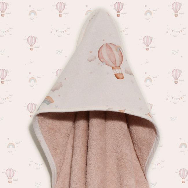 Baby Oliver Μπουρνούζι Με Κάπα 75x75 Des.422