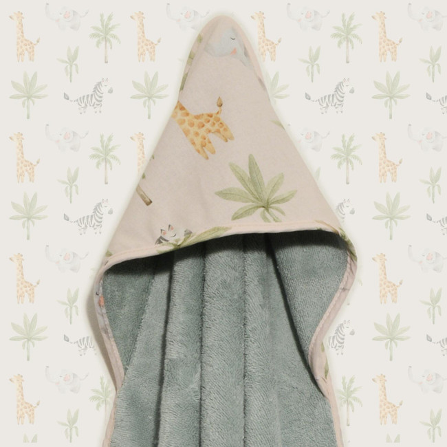 Baby Oliver Μπουρνούζι Με Κάπα 75x75 Des.425