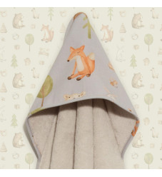 Baby Oliver Μπουρνούζι Με Κάπα 75x75 Des.427