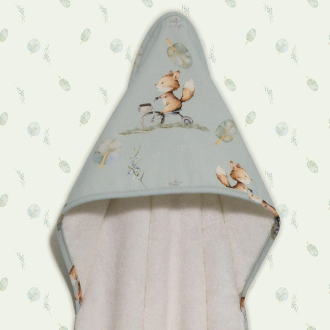 Baby Oliver Μπουρνούζι Με Κάπα 75x75 Des.429