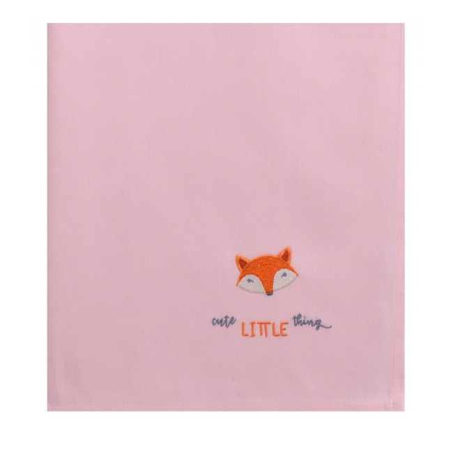 Baby Oliver Πάνα Αγκαλιάς Κεντημένη Με Στρίφωμα 80x80cm Des. 143