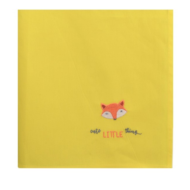 Baby Oliver Πάνα Αγκαλιάς Κεντημένη Με Στρίφωμα 80x80cm Des. 145