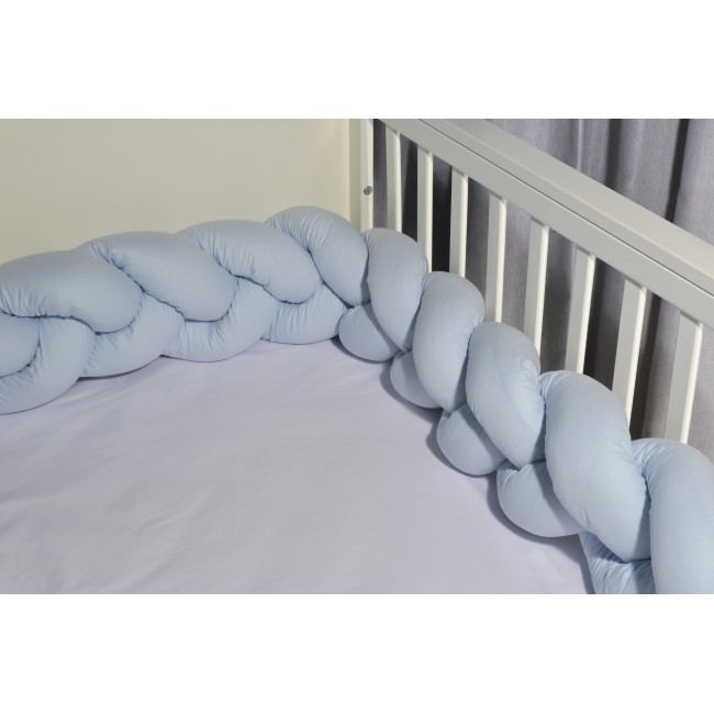 Baby Oliver Πάντα Πλεξούδα Τριπλή Βαμβακερή 20x200cm Des. 311 Σιέλ