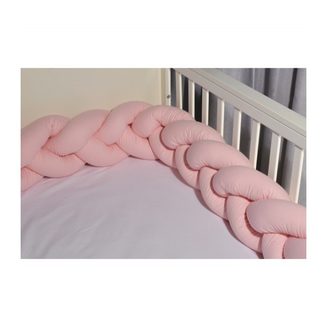 Baby Oliver Πάντα Πλεξούδα Τριπλή Βαμβακερή 20x200cm Des. 312 Ροζ
