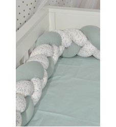 Baby Oliver Πάντα Πλεξούδα Τριπλή 20x200cm Des. 403 Μέντα