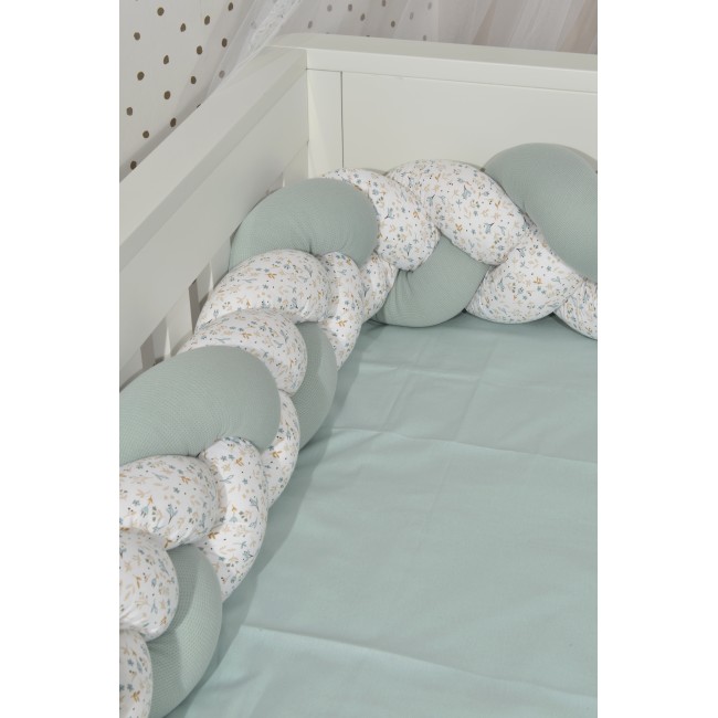 Baby Oliver Πάντα Πλεξούδα Τριπλή 20x200cm Des. 403 Μέντα