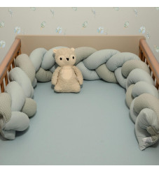 Baby Oliver Πάντα Πλεξούδα Τριπλή 20x200cm Des.453