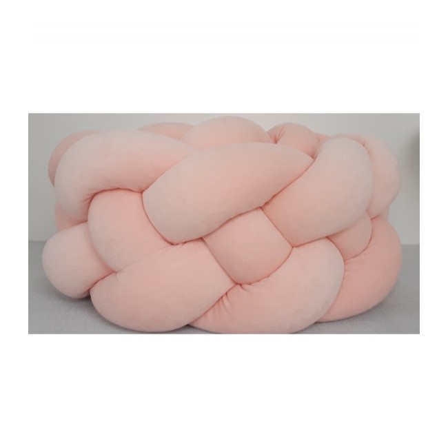 Baby Oliver Πάντα Πλεξούδα Τετραπλή Βελουτέ 200x24cm Des. 2007 Σομόν