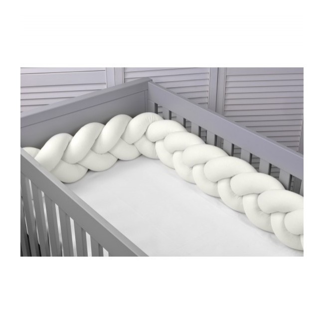Baby Oliver Πάντα Πλεξούδα Τριπλή Ζέρσευ 200x18cm Des. 70 Εκρού