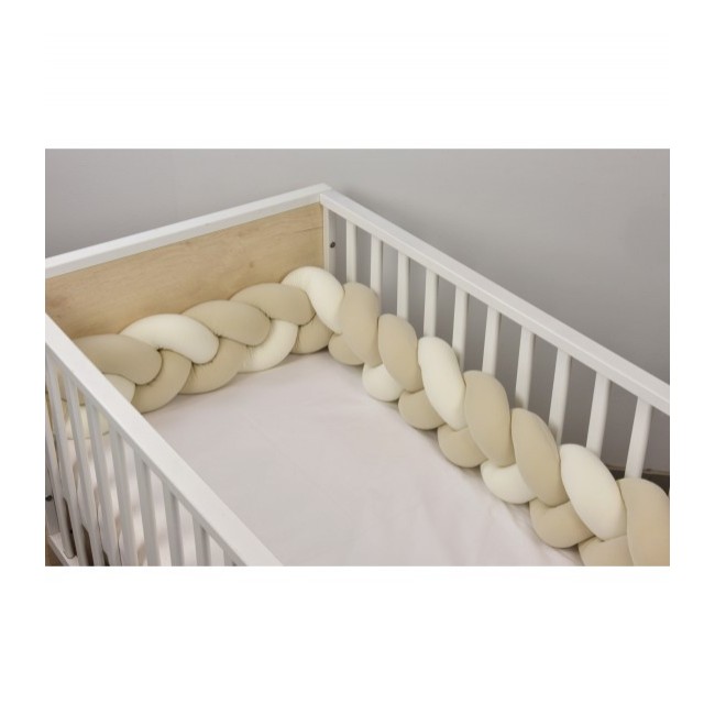 Baby Oliver Πάντα Πλεξούδα Τριπλή Ζέρσευ 200x18cm Des. 788 Εκρού/Μπεζ/Μπεζ