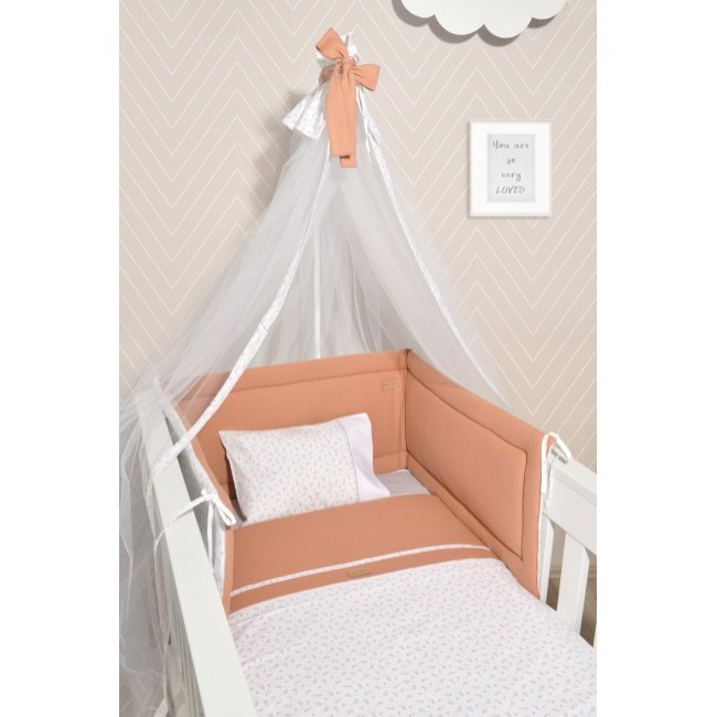 Baby Oliver Πάπλωμα Και Παπλωματοθήκη 100x140cm Des. 400 Κεραμιδί