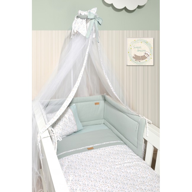 Baby Oliver Πάπλωμα Και Παπλωματοθήκη 100x140cm Des. 403 Μέντα