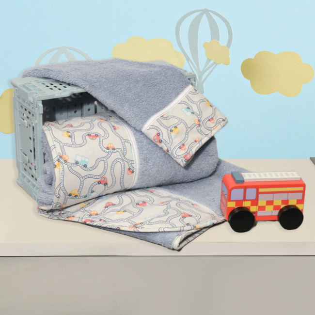 Baby Oliver Σετ Πετσέτες 2τμχ. Des.214 Εμπριμέ