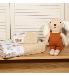 Baby Oliver Σετ Πετσέτες 2τμχ. Χρωματιστές Des.410-1