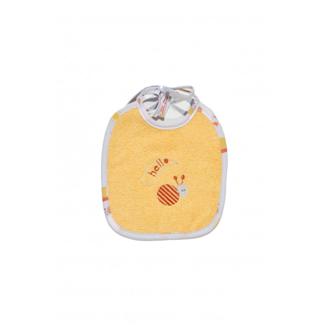 Baby Oliver Σαλιάρα 20x20cm Des. 177 Κόκκινο Σαλιγκάρι