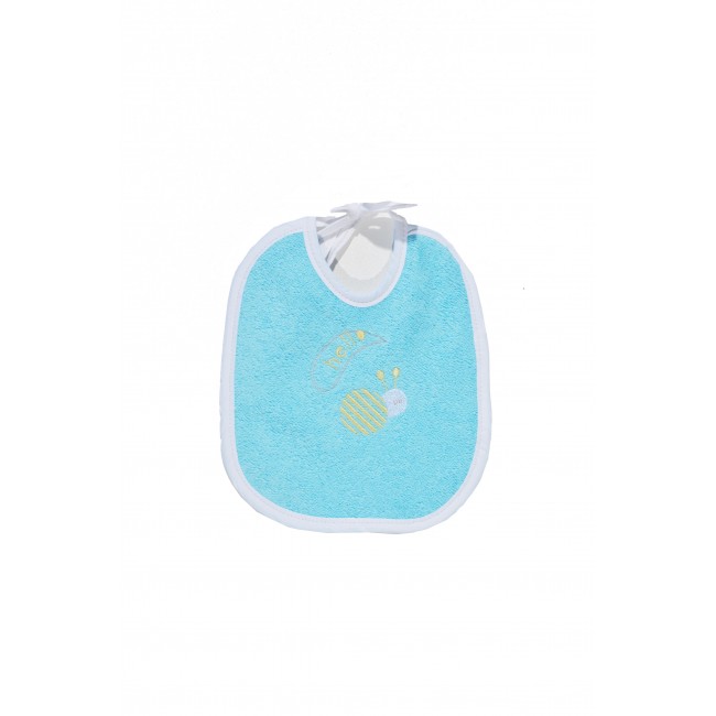 Baby Oliver Σαλιάρα 20x20cm Des. 178 Σιέλ Σαλιγκάρι