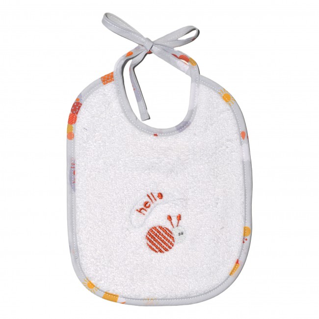 Baby Oliver Σαλιάρα 20x25cm Des. 177 Κόκκινο Σαλιγκάρι