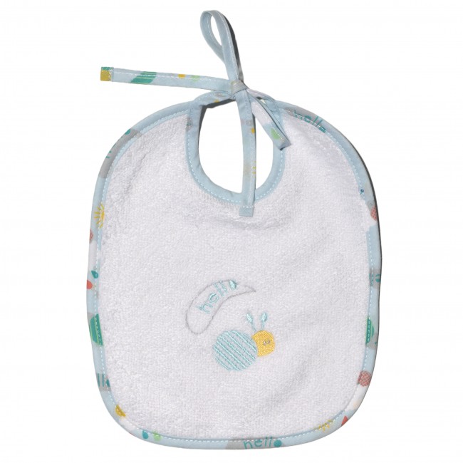 Baby Oliver Σαλιάρα 20x25cm Des. 178 Σιέλ Σαλιγκάρι