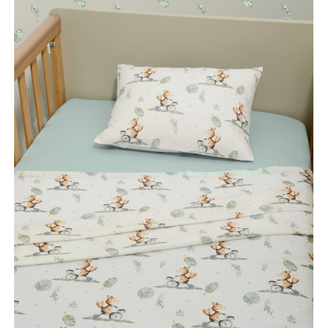 Baby Oliver Σεντόνια Κούνιας 3 τμχ. 110x170 με Λάστιχο Des. 423