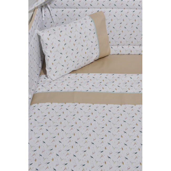 Baby Oliver Σεντόνια Κούνιας 3τμχ. 110x170 Des.404 Μπεζ