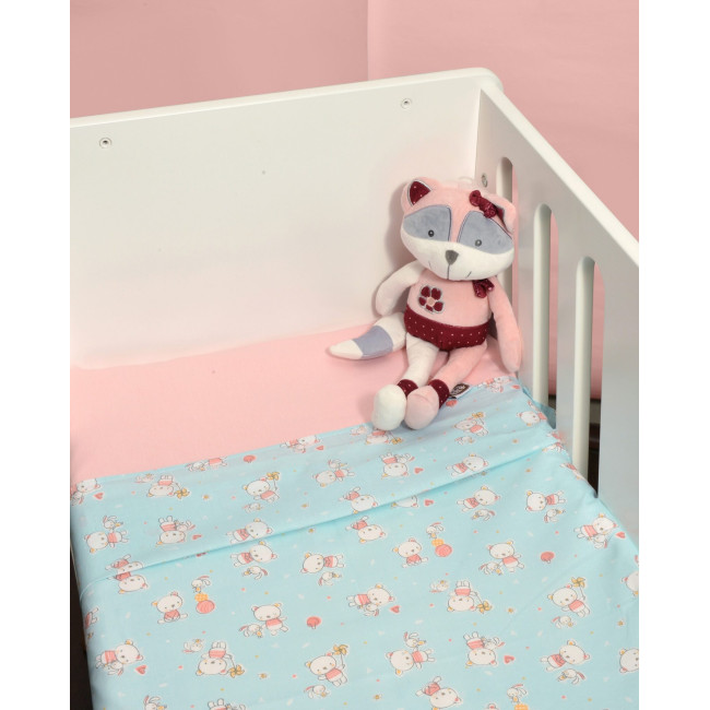 Baby Oliver Σεντόνια Λίκνου 2τμχ. 80x100 Des.212 Εμπριμέ