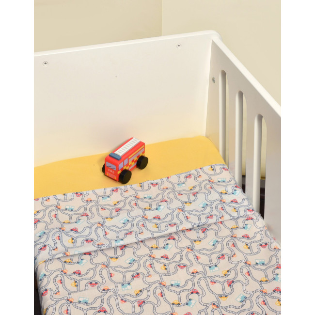 Baby Oliver Σεντόνια Λίκνου 2τμχ. 80x100 Des.214 Εμπριμέ