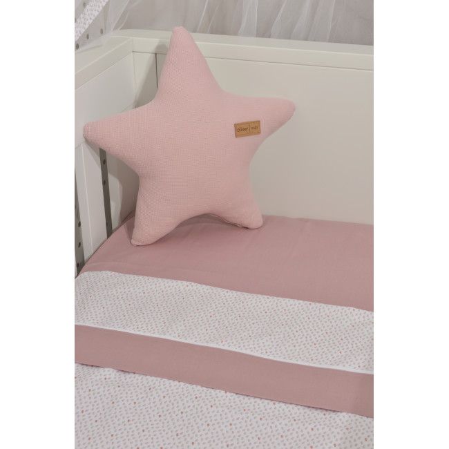 Baby Oliver Σεντόνια Λίκνου 2 τμχ. 75x110 Des. 402 Σάπιο Μήλο
