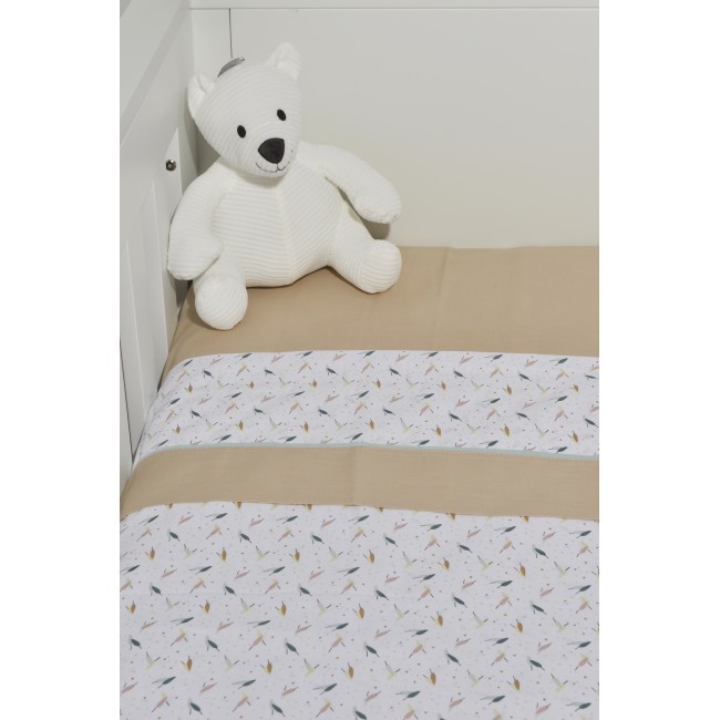 Baby Oliver Σεντόνια Λίκνου 2 τμχ. 75x110 Des. 404 Μπεζ
