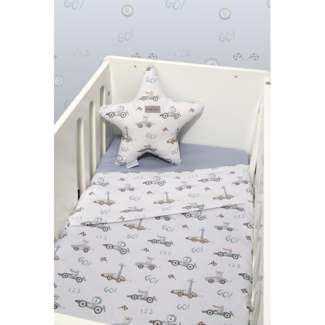 Baby Oliver Σεντόνια Λίκνου Σετ 2τ -75x110 Des.421