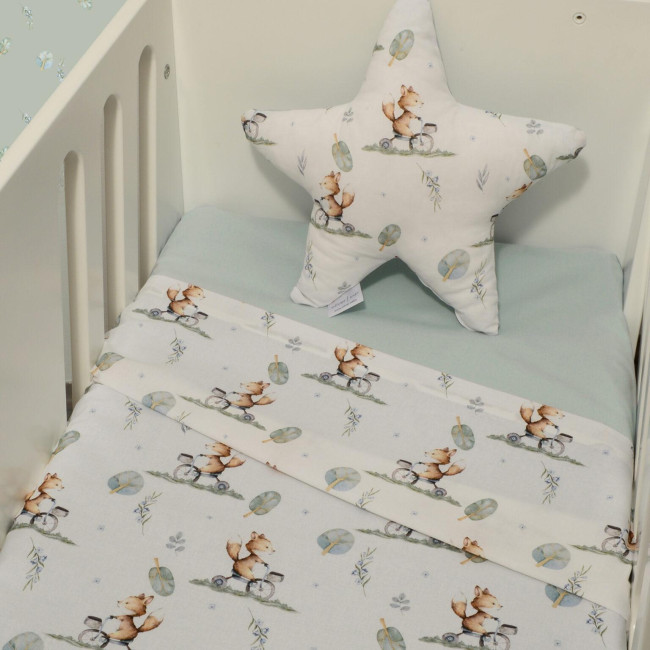 Baby Oliver Σεντόνια Λίκνου Σετ 2τ -75x110 Des.423