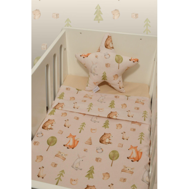 Baby Oliver Σεντόνια Λίκνου Σετ 2τ -75x110 Des.428